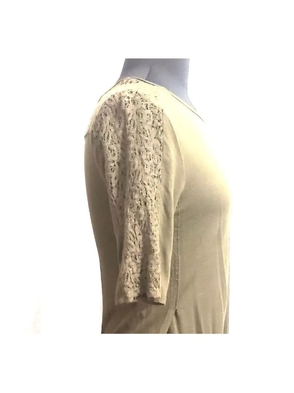 Old Navy Olive Green Blouse Size Medium